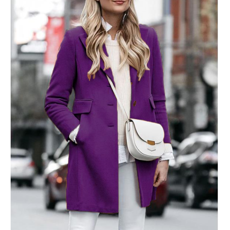 R&B | Eleganter Wollmantel für Damen