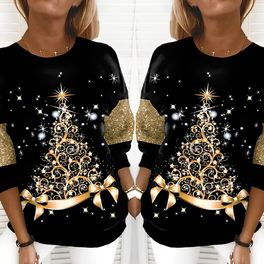 R&B | Weihnachts-Pullover mit Tannenbaum