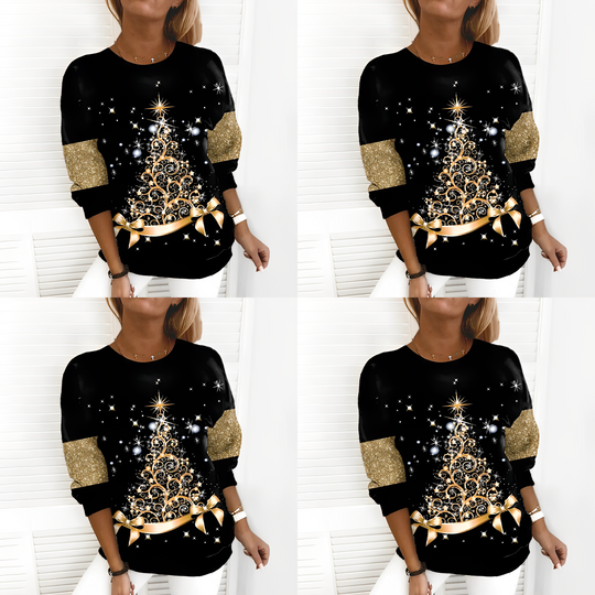 R&B | Weihnachts-Pullover mit Tannenbaum