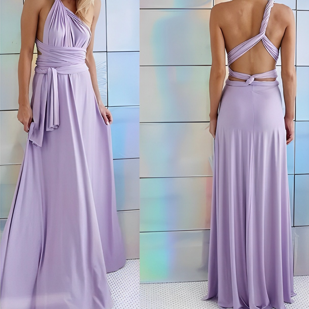 R&B | Elegantes Baumwoll Wickelkleid