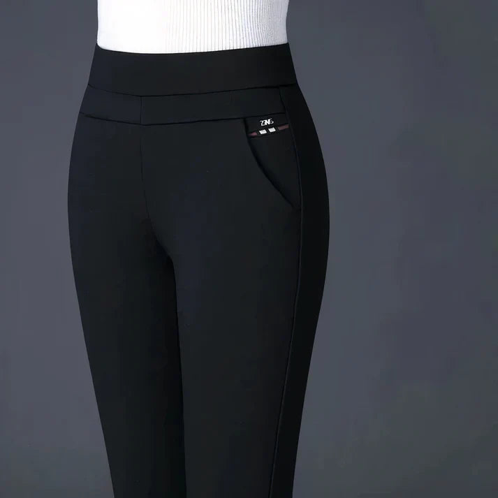 R&B | Moderne Schwarze Hose mit Stretch für Damen