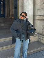 R&B | Cape Mantel - Modischer Cape-Jacke