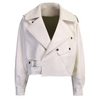 R&B | Kurzes Damenjackett - Eine Lässige Lederjacke für Damen