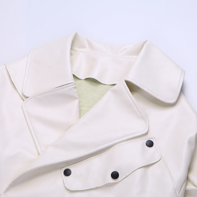 R&B | Kurzes Damenjackett - Eine Lässige Lederjacke für Damen