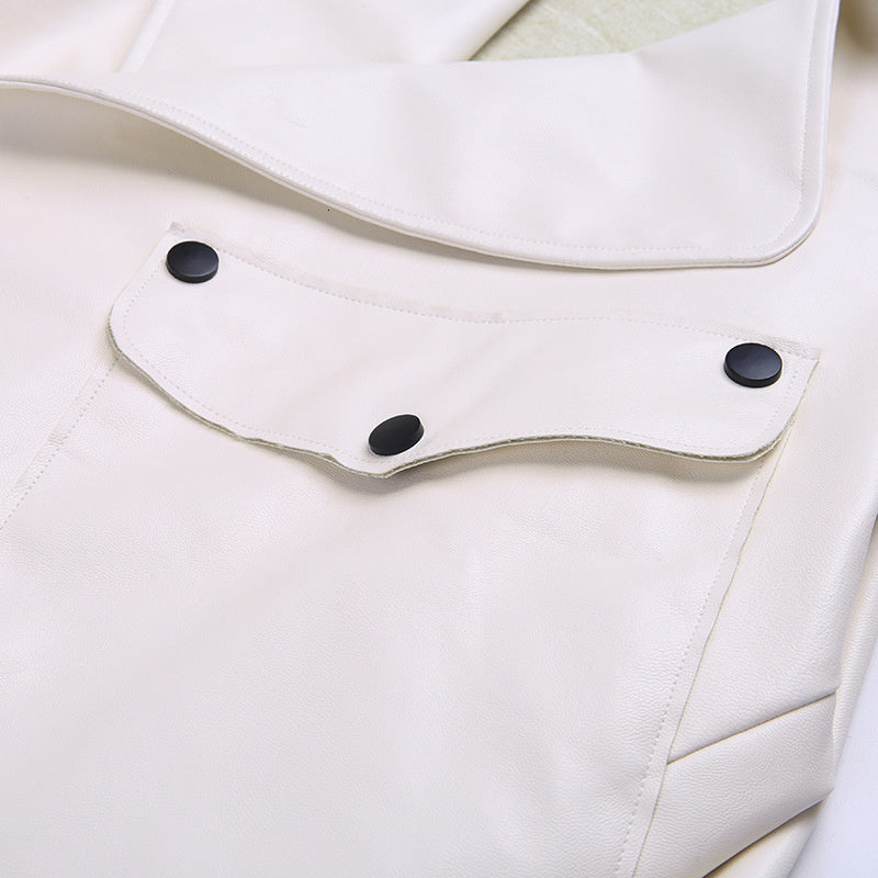 R&B | Kurzes Damenjackett - Eine Lässige Lederjacke für Damen