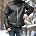 Gefütterte Winter jacke für Herren