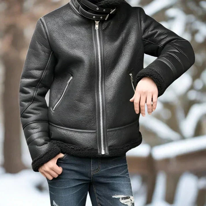 Gefütterte Winter jacke für Herren