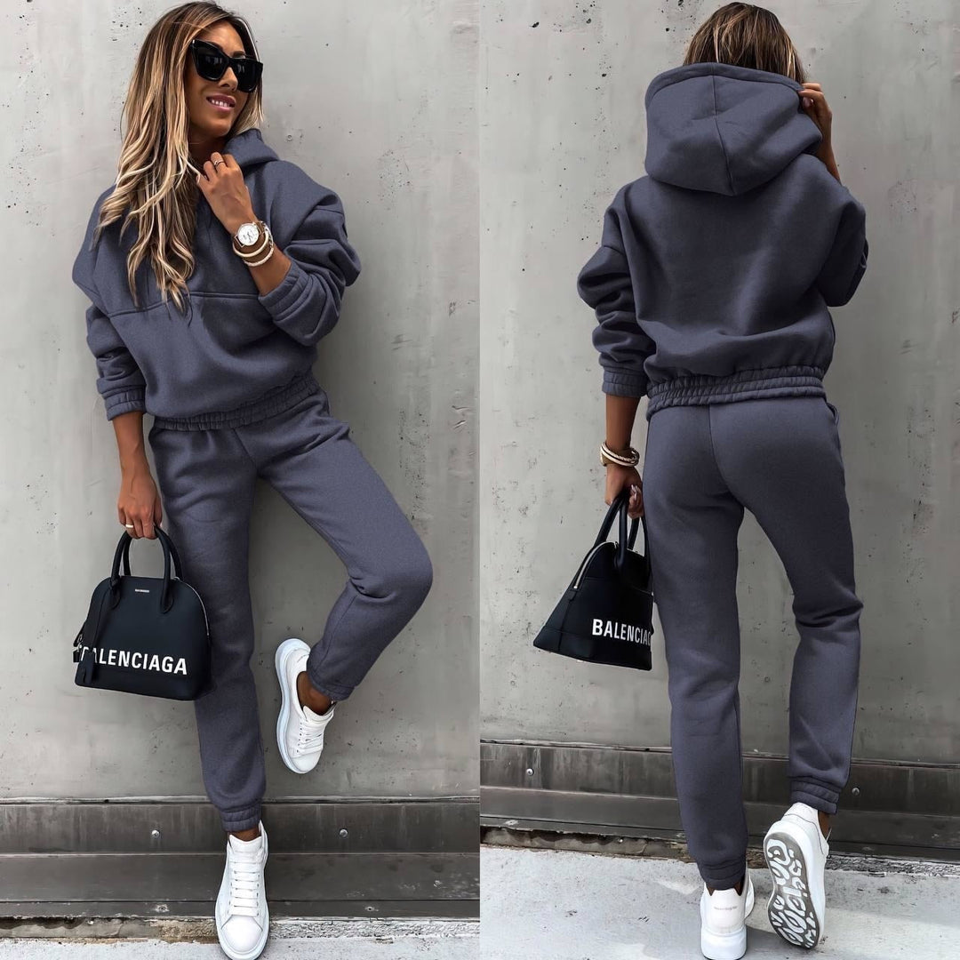 R&B | Set - Bequemer Damen Jogginganzug mit Kapuze