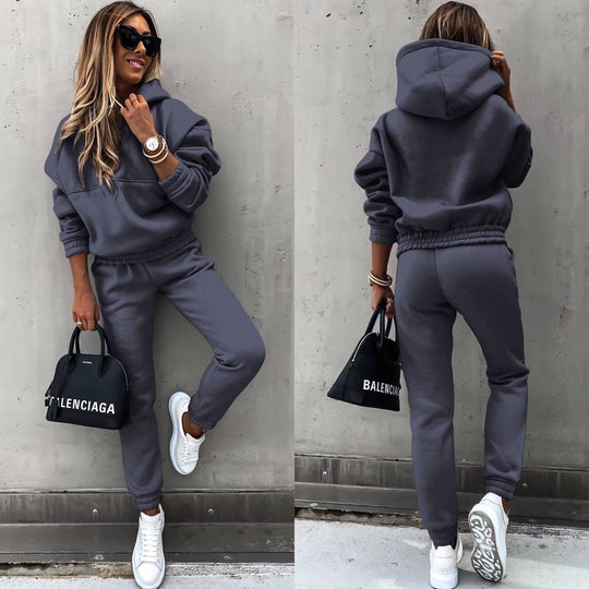 R&B | Set - Bequemer Damen Jogginganzug mit Kapuze