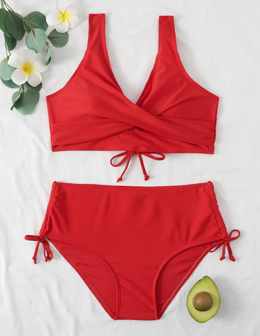R&B | Bescheidener Bikini mit Hoher Taille