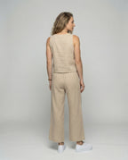 R&B | Stylisches und Zweiteiliges Leinen Set