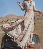 R&B | Freizeit Bohemian Maxikleid