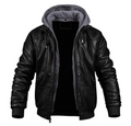 R&B | Klassische Leder-Winterjacke