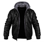 R&B | Klassische Leder-Winterjacke