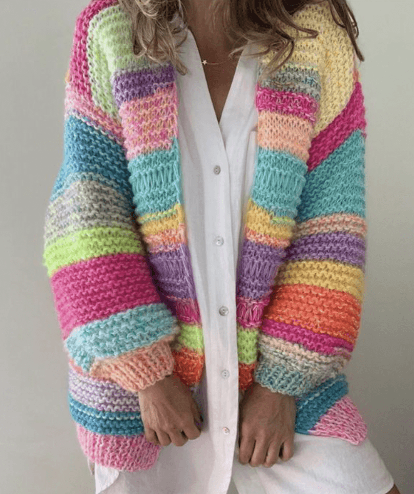 R&B | Aus Luftigem Strick, Weichem Material, Lockere Passform Ideal für Frühling und Sommer