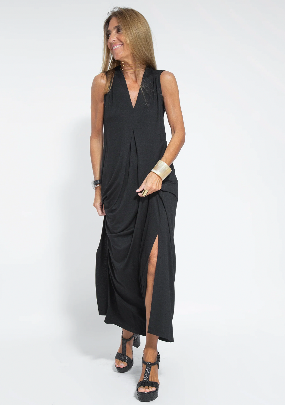 Elegantes Kleid-Weste-Set mit Schlankmachendem Schnitt für festliche Anlässe | R&B