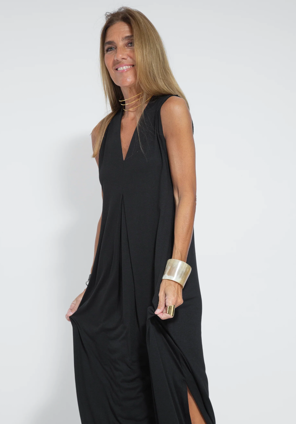 Elegantes Kleid-Weste-Set mit Schlankmachendem Schnitt für festliche Anlässe | R&B