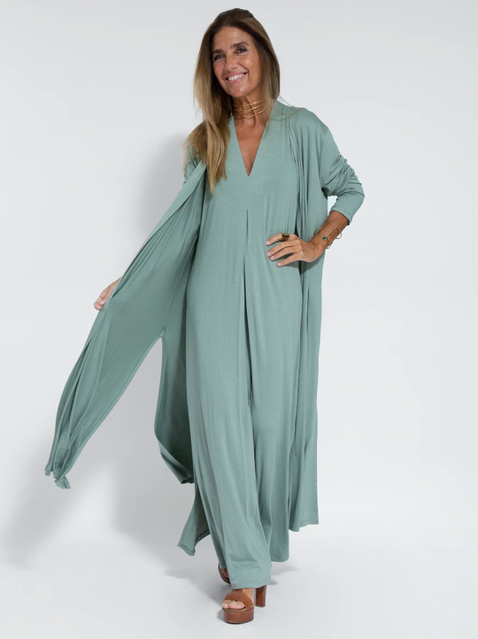 Elegantes Kleid-Weste-Set mit Schlankmachendem Schnitt für festliche Anlässe | R&B