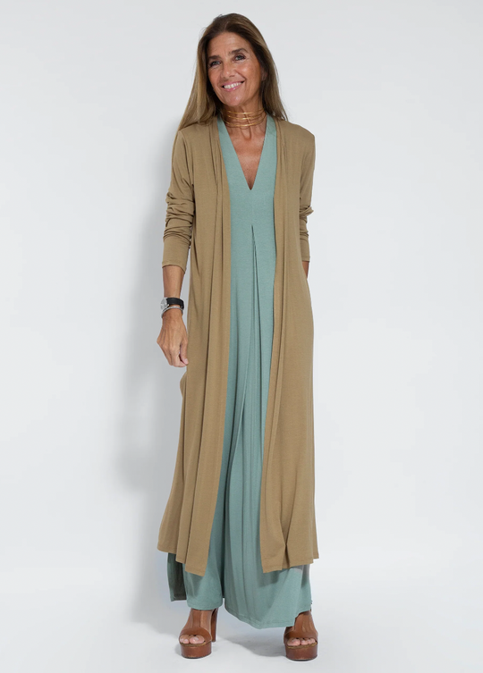 R&B | Ensemble Bestehend Aus Einem Langen, Figurformenden Kleid und Einer Weste