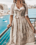 R&B | Aline Einzigartiges Traditionelles Kostüm für Frauen mit Schürze
