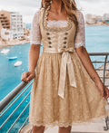Traditionelles Dirndlkleid mit Schnürmieder für Oktoberfest | R&B