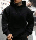 R&B | Streetwear Herbst Hoodie mit Kordelzug für Herren