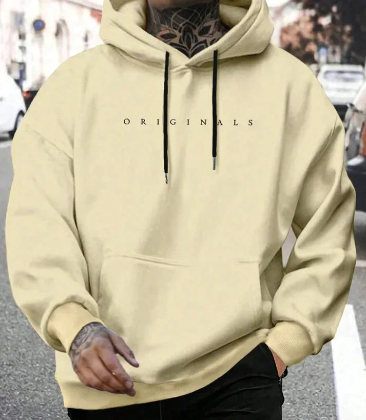 R&B - Streetwear Herbst Hoodie mit Kordelzug für Herren