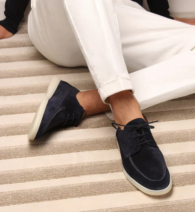 Luxuriöse Leder-Loafer zum Schnüren für Herren R&B
