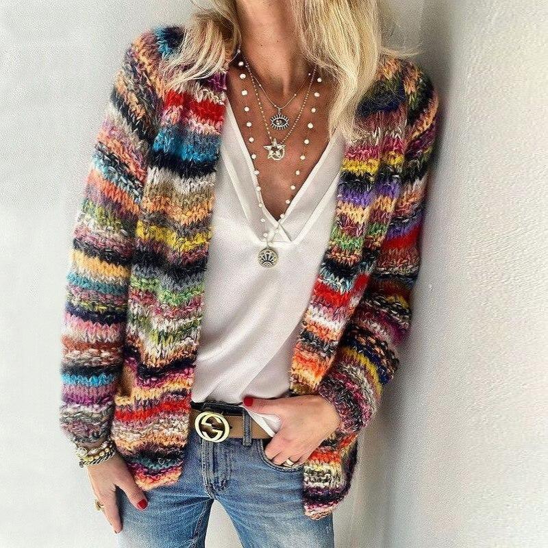 EB - Wunderschöner, warmer Cardigan in tollen Farben