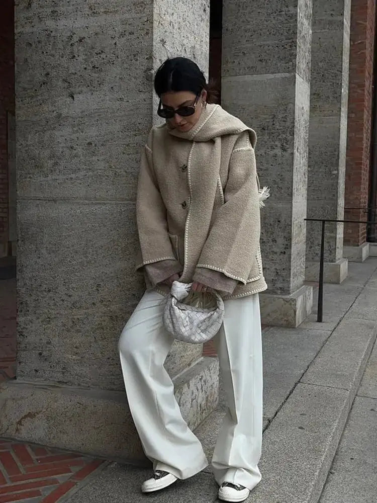 R&B | Jacke mit Schalkragen