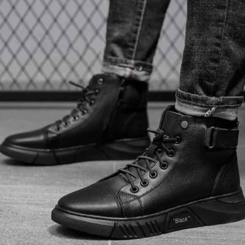 R&B | Schwarze warme Stiefel