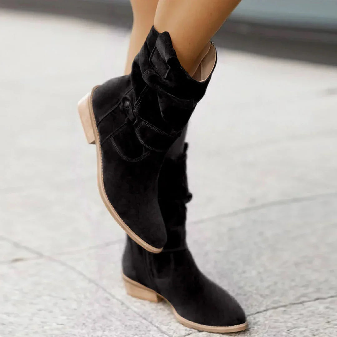 R&B | Hochhackige Stiefel mit Riemen