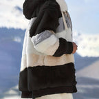 R&B | Winterfleecejacke mit Kapuze für Frauen