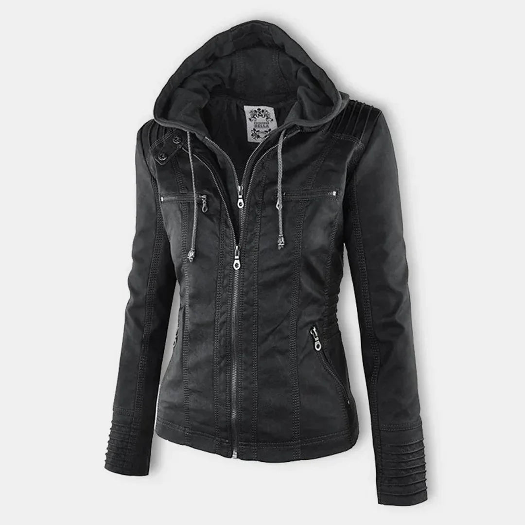 R&B | Stilvolle Motorradjacke mit Kapuze