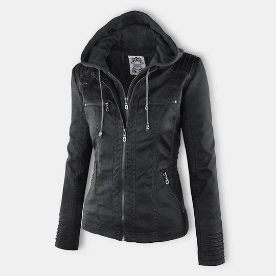 R&B | Stilvolle Motorradjacke mit Kapuze