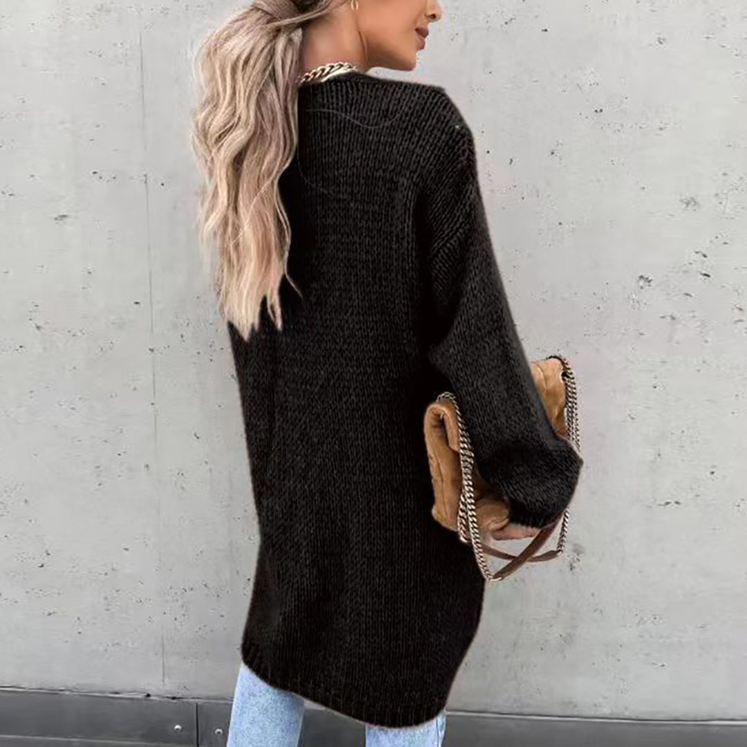 Zeitloses Langarm-Cardigan für Damen