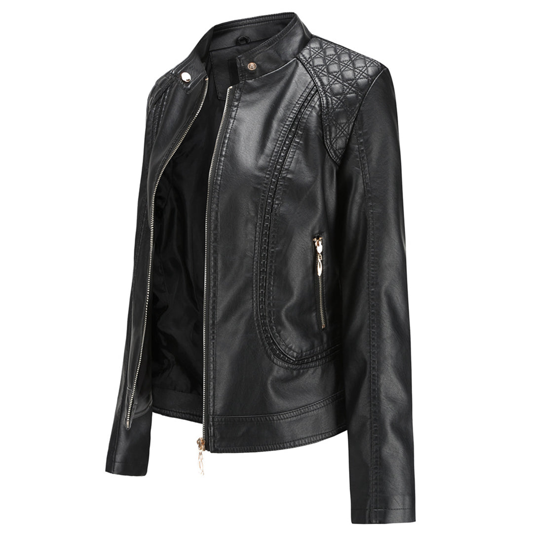 R&B | Elegante Lederjacke Mit Modernem Schnitt