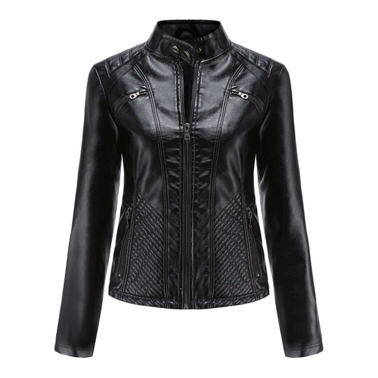 R&B | Damen Lederjacke Mit Zeitlosem Elegantem Look