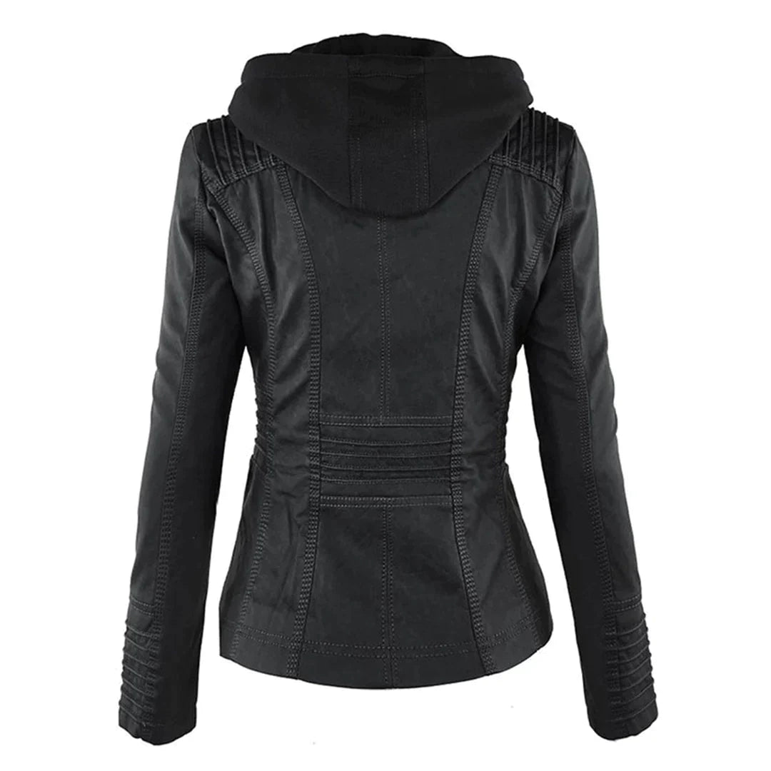 R&B | Stilvolle Motorradjacke mit Kapuze