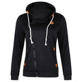 R&B | Größe Reißverschluss Taschen mit Kordelzug Hoodie