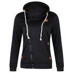 R&B | Größe Reißverschluss Taschen mit Kordelzug Hoodie