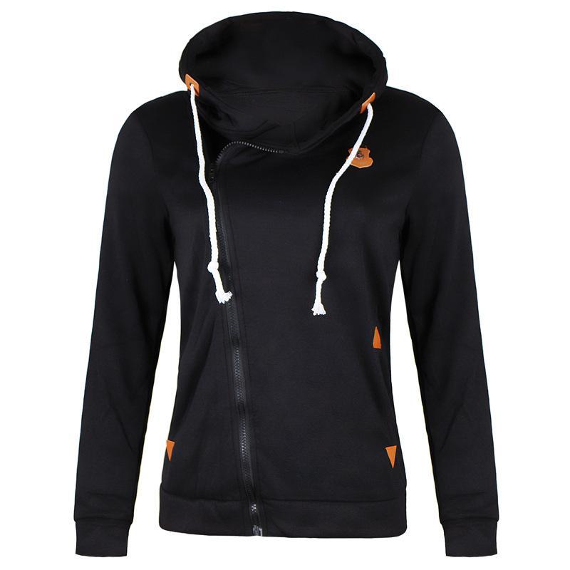 R&B | Größe Reißverschluss Taschen mit Kordelzug Hoodie