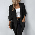 R&B | Strickjacke Offene Front Lockerer Schnitt