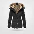 R&B | Warme Modische Winterjacke mit Innenfutter und Kapuze