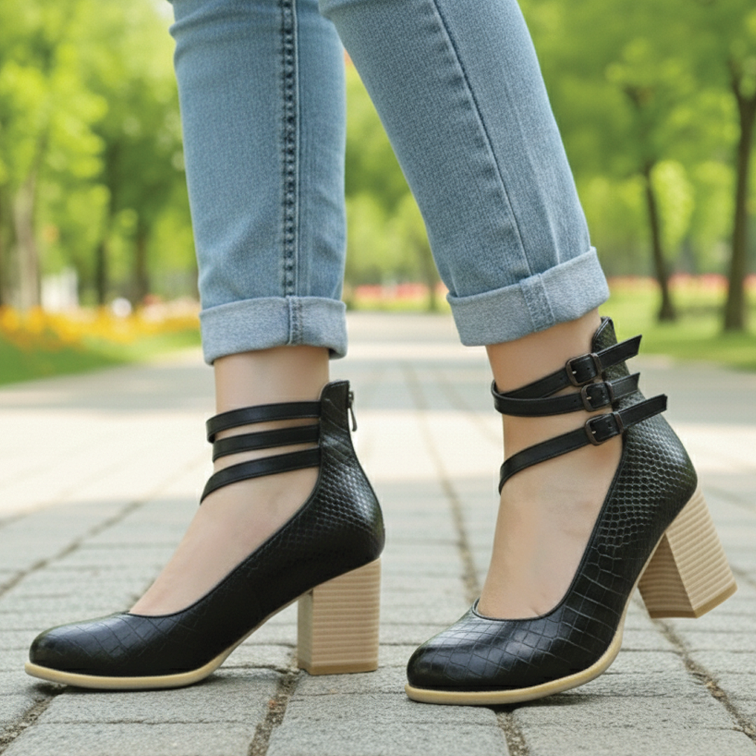 R&B | Blockabsatz Knöchel Schuhe