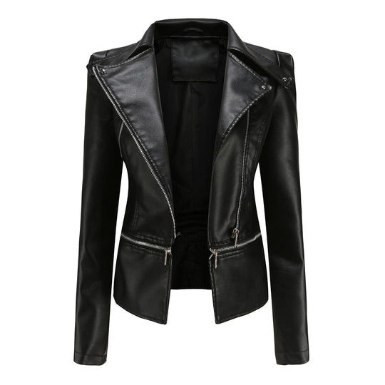 R&B | Passform Bikerjacke für Damen Lässig