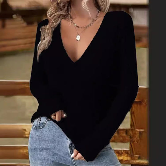 R&B - Gerippter Pullover