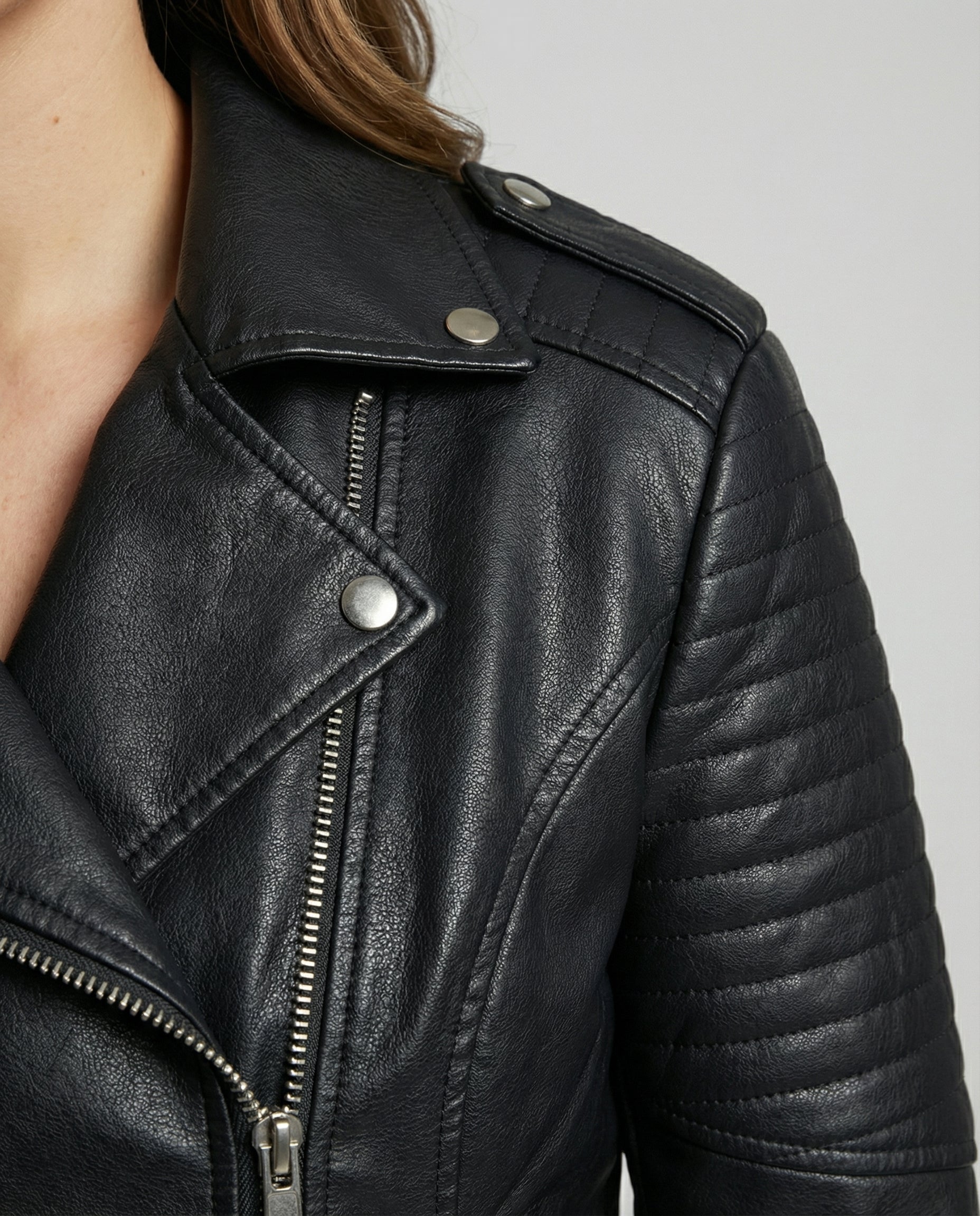 Elegante Kunstlederjacke Damen | R&B