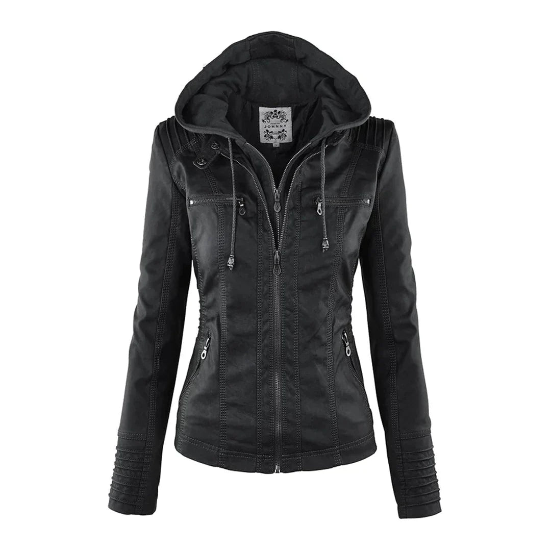 R&B | Stilvolle Motorradjacke mit Kapuze