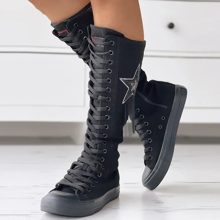 R&B | Schnürstiefel mit Quasten